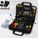 Crawford Biomedical Field Service Engineer's Tool Kit - 73-255BLK in 2 Compartment Zipper Tool Case