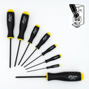 Bondhus 10632 Ball End Hex Driver Balldriver Screwdriver Set 0.050" to 5/32" 8 Piece