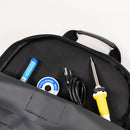 Crawford Basic Copier Tool Kit w/Vessel JIS Screwdrivers- 40V-BP4 in 4-Panel Backpack Zipper Tool Case
