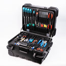 Crawford Premium Metric JIS Field Engineers Wheeled Tool Kit - 89MV-M350B in Wheeled Military Style 10" Deep Case