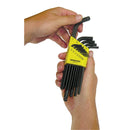 Bondhus 10937 Ball End Inch Hex Key Set 13 Pieces .050" to 3/8"