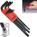 Bondhus 14126 Multi Pack w/Ball End Metric 1.5-10mm Hex Key Set + Torx T6-T25 Fold Up