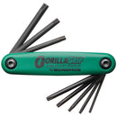 Bondhus 14126 Multi Pack w/Ball End Metric 1.5-10mm Hex Key Set + Torx T6-T25 Fold Up