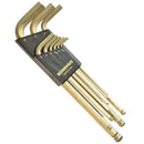 Bondhus 20899 Inch + Metric Twin Pack Ball End Hex Key Sets (L-Wrenches) with GoldGuard Finish