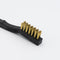 Crawford Tool 1649-B Brass Tooth Brush with Plastic Handle
