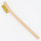 Crawford Tool 1649-BW Brass Tooth Brush with Wood Handle