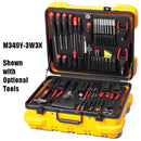Crawford M349Y-3W3X Tool Case Military Style 9" Yellow with 3W and 3X Pallets