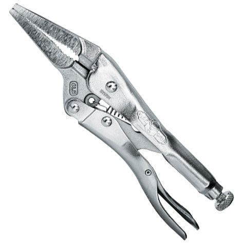 Irwin Vise-Grip 6 in. Alloy Steel Long Nose Locking Pliers Silver 1 pk 