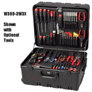 Crawford W369-3W3X Tool Case Wheeled 10" with 3W and 3X Pallets