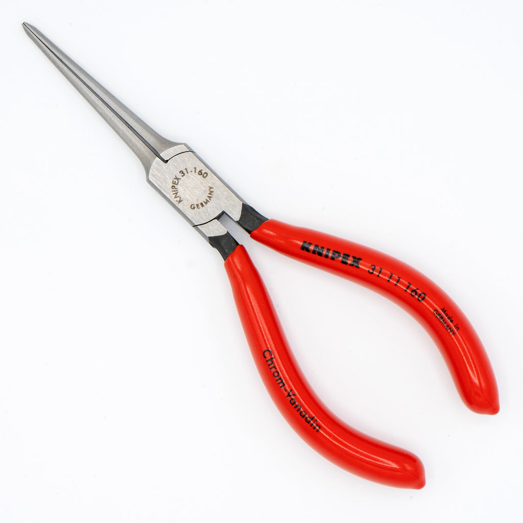 Knipex 6-1/4 Thin Needle Nose Pliers 45 Angled Curved 3/32 Tapered Tip  3121160