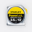 Stanley 33-215 Tape Measure, 3.5m (12ft) Inch and Metric PowerLock