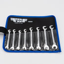 Vim Tools VM50 Miniature Open-End Metric Wrench Set 8 Piece 4mm to 9mm