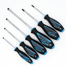 Witte 663864 Maxx Plus 6 Piece Set, 4 Slotted and 2 Phillips Screwdrivers New Grip Style