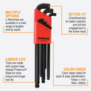 Bondhus 16592 Stubby Ball End Metric Hex Key Set 1.5mm to 6mm (Stubby L-Wrenches)