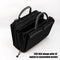 Crawford 259-BLK Double-Sided 2-Compartment Soft Sided Zipper Tool Case with Laptop Storage 16" x 11-1/2" x 6"