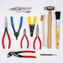 Crawford Deluxe Copier Tool Kit w/Vessel JIS Screwdrivers- 48V-259BLK in 2 compartment Zipper Style Tool Case