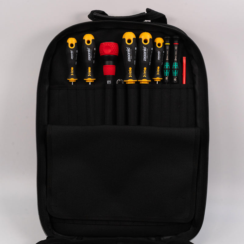Crawford Premium Copier Tool Kit - 52-BP6 in 6-Panel Backpack Zipper Style Tool Case