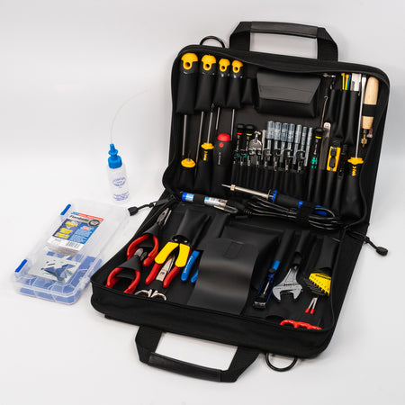 Crawford Biomedical Field Service Engineer's Tool Kit 73-155BLK in Zipper Style Tool Case