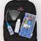 Crawford Biomedical Field Service Engineer's Tool Kit 73-BP4 in 4- Panel Backpack Zipper Style Tool Case