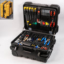 Crawford Premium Metric Field Engineers Tool Kit - 89M-M350Y  in Yellow Wheeled Military Style 10" Deep Case