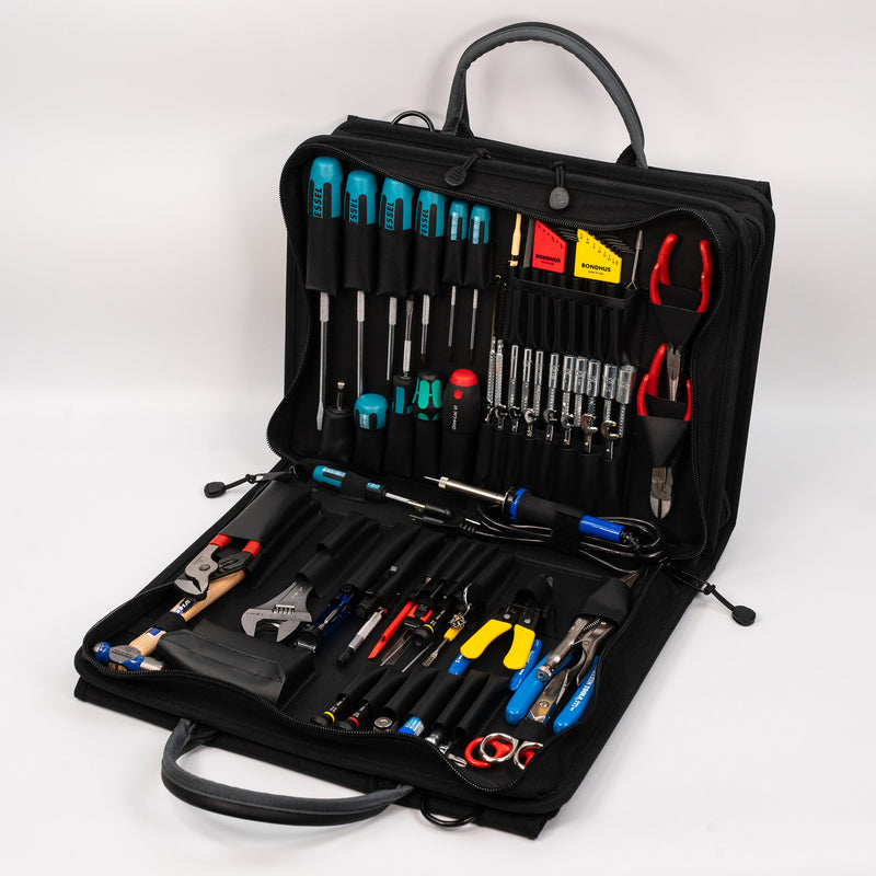 Engineering Tools Kit Composed Crawford Premium Metric JIS Field Engineers Tool Kit - 89MV-277BLK in ...