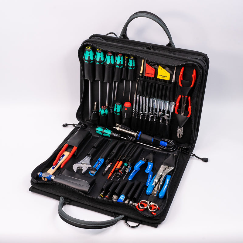 Control Sided Tools Kit Crawford Premium Metric Field Engineers Tool Kit - 89MWR-277BLK in 2 C ...