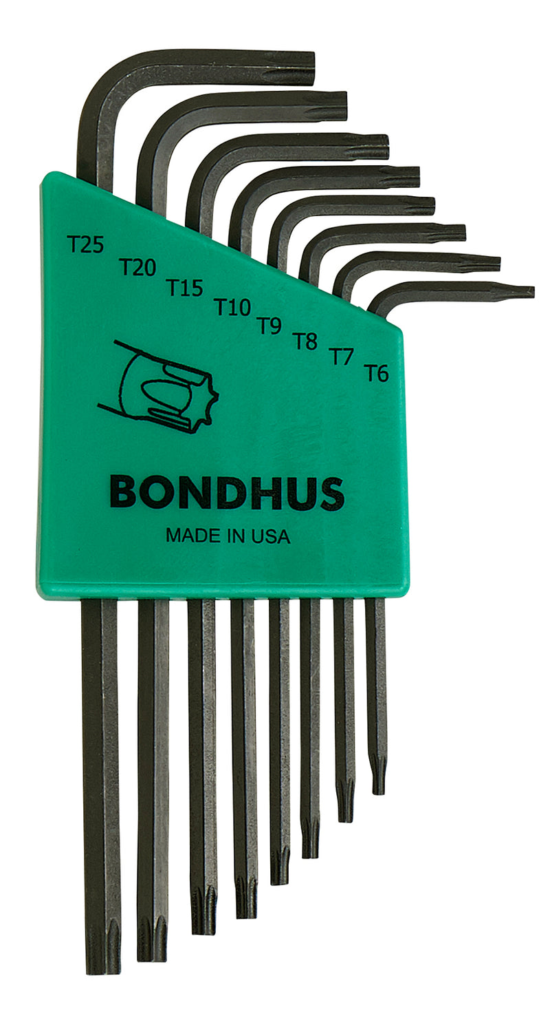 Bondhus 31832 Torx L-Wrench Set T6 to T25 8 Piece