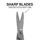 Heritage/Klein 100CS Electricians Scissors, Serrated with Stripping Notches