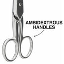 Heritage/Klein 100CS Electricians Scissors, Serrated with Stripping Notches