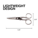 Heritage/Klein 100CS Electricians Scissors, Serrated with Stripping Notches