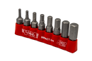 Vim Tools IMPACT-8HI Hex Inch Impact Bit Set, SAE 8 Piece 5/16" Shank (7/64" to 3/8")