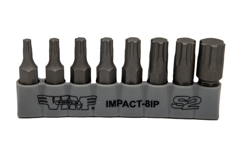 Vim Tools IMPACT-8IP Torx Plus Impact Bit Set, 8 Piece 5/16" Shank (IP20 to IP55)