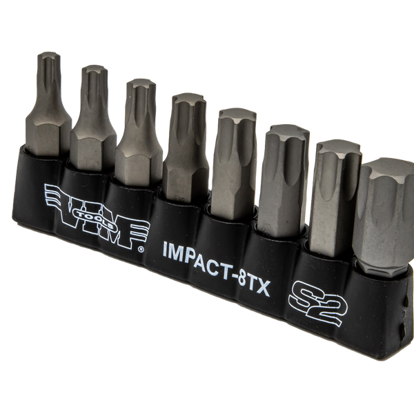 5-Pack T25 Torx Screwdriver Bits – 5/16 Inch Shank, 1-1/4 Inch Long, S2 Steel