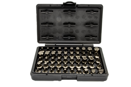 Vim Tools IMPACT50 Impact Master Set (50pc) includes Stubby (Half Cut) Torx, Torx Plus, Metric Hex, SAE Hex, XZN Triple Square, Flat Head, Phillips Drivers, 3/8″ Sq. Drive