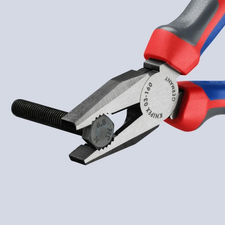 New Knipex 03 02 160 6-1/4" Combination Pliers with New KNIPEXTEND comfort handles