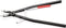 Knipex 44 10 J5 Internal Circlip (Retaining Ring) Pliers 22-1/4" for Large Bore Range 122-300mm