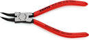 Knipex 44 31 J02 Internal Circlip (Retaining Ring) Pliers .035" Tip Diameter 45° angled