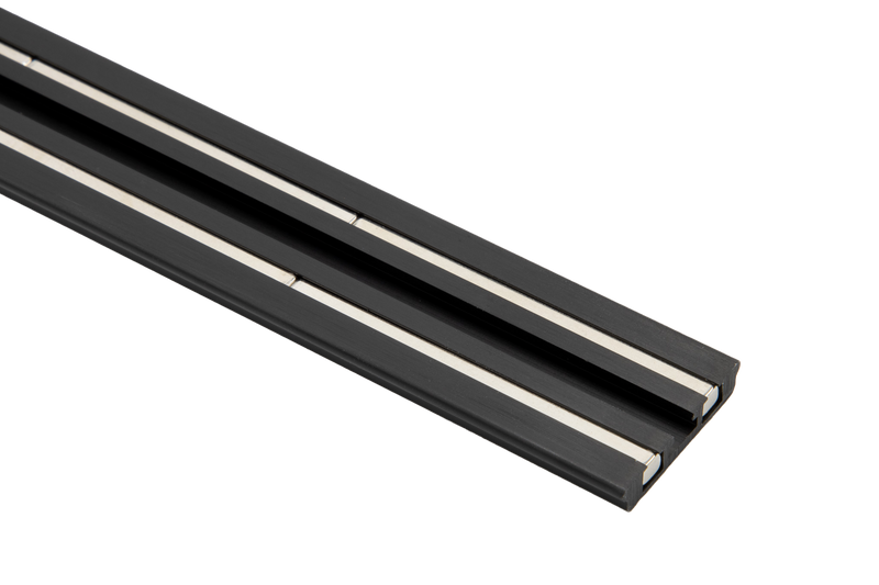 Vim Tools MR20BK Magrail Magnetic Rail 20" Black, No Studs