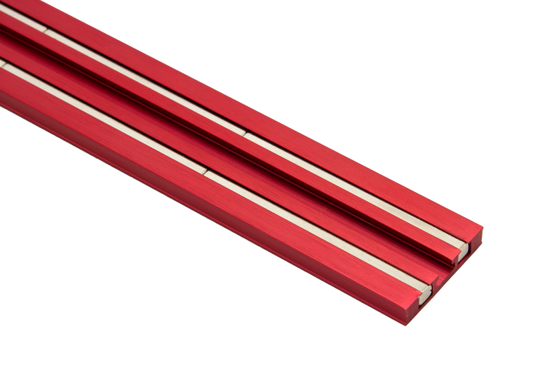 Vim Tools MR20R Magrail Magnetic Rail 20" Red, No Studs