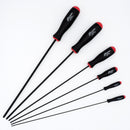 Bondhus M376 Metric Extra Long Ball End Hex Screwdriver Set 1.5mm to 5mm 6 Piece