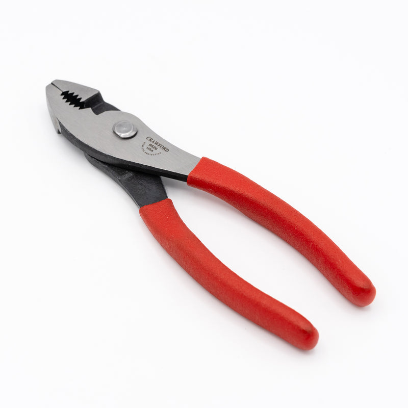 Crawford Tool 8626 Slip Joint Pliers 6-1/2 with Wire Cutting Shear