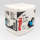 Kimberly Clark 05701CS Wypall L40 White General Purpose Quarterfold Wipers Case of 18 Packs of 56
