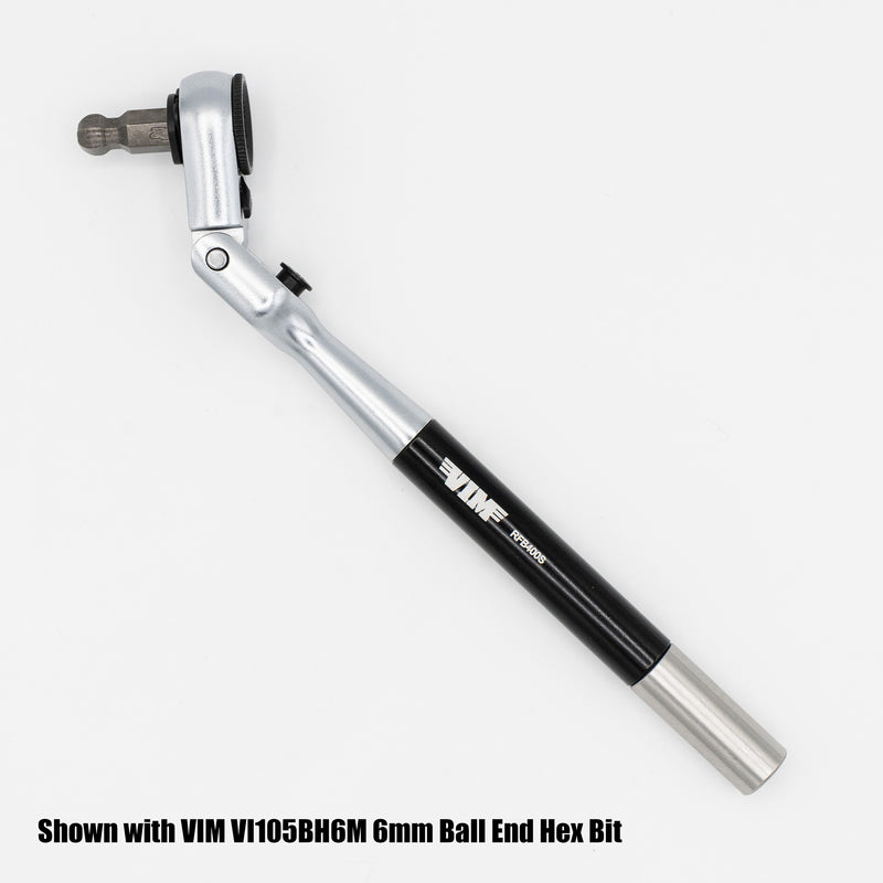 Vim RFB400K 1/4" Mini Flex Bit, Socket Ratchet and T- Handle 3 Piece Set NEW Now with Speed Sleeve