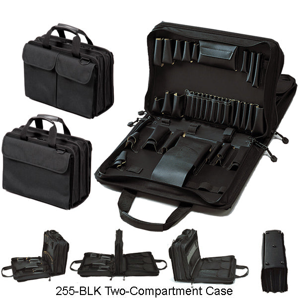 Crawford Deluxe Copier Tool Kit - 48-255BLK in 2 compartment Zipper Style Tool Case