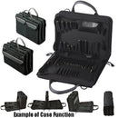 Crawford 264-BLK Double-Sided 2-Compartment Soft Sided Zipper Tool Case 16" x 11" x 5-1/2"