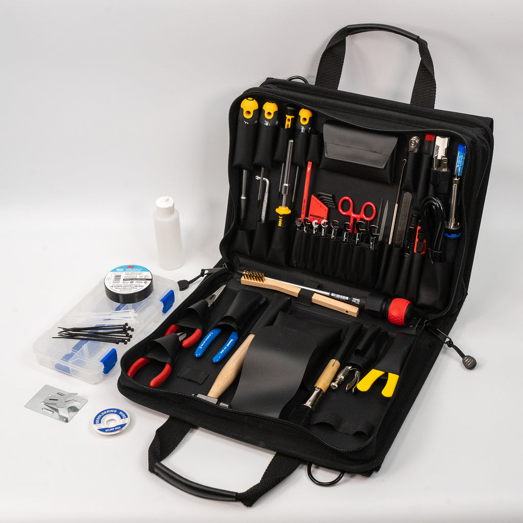 Crawford Basic Copier Tool Kit - 40-255BLK in 2-Compartment Zipper Sty ...