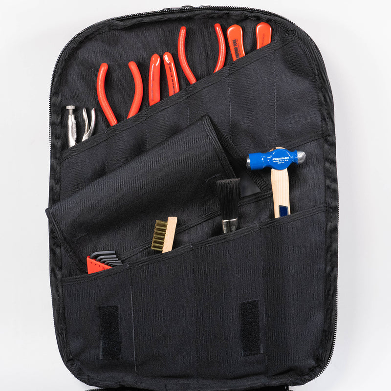 Crawford Basic Copier Tool Kit - 40-BP4 in 4-Panel Backpack Zipper Tool Case