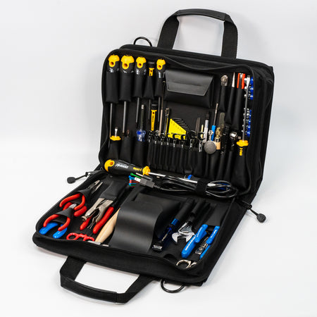 Crawford Field Service Engineers Tool Kit - 55-155BLK in Zipper Style Tool Case