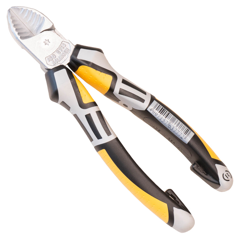 Felo 63777 Diagonal Cutters 6-1/4" aka Diagonal Nippers X 6.25" w/ Corrosion Protection and Triple Component Comfort Grips