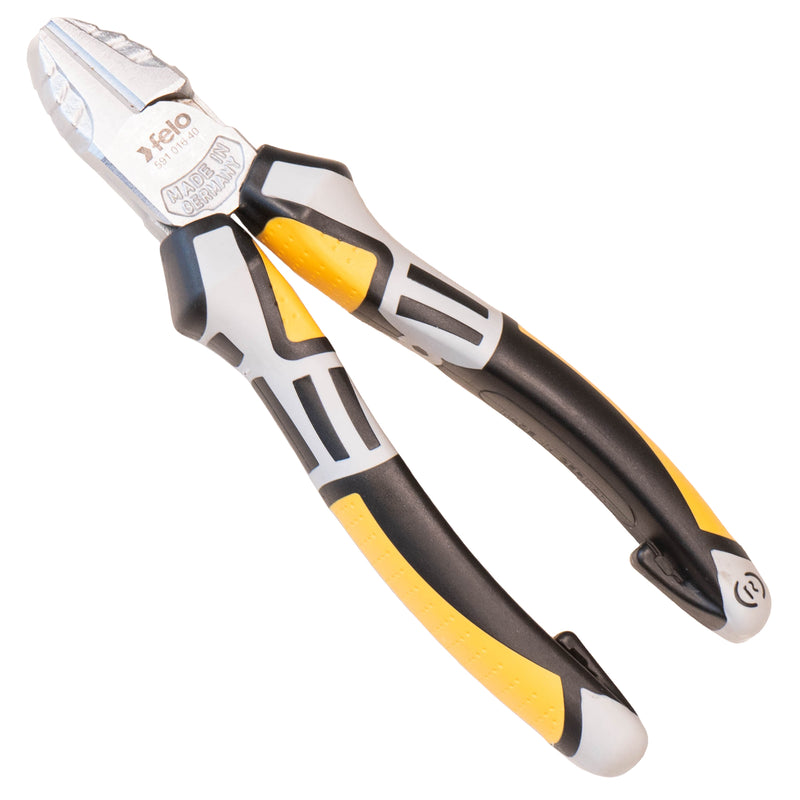 Felo 63777 Diagonal Cutters 6-1/4" aka Diagonal Nippers X 6.25" w/ Corrosion Protection and Triple Component Comfort Grips
